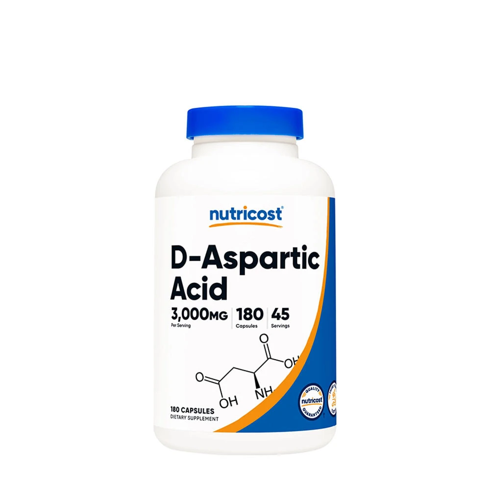Nutricost - Kapsuly kyseliny D-asparágovej (180 kapsúl)