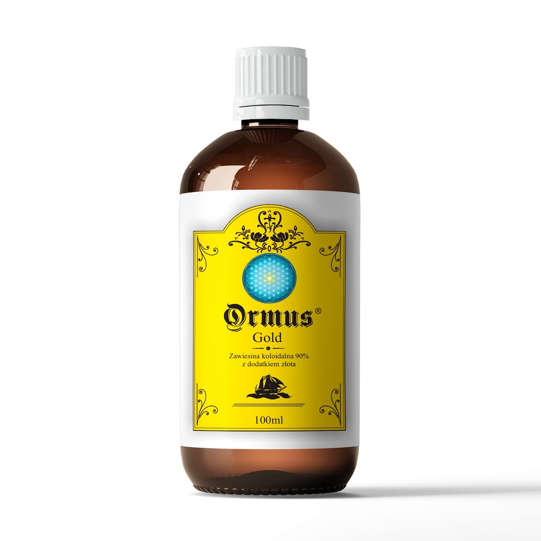 ORMUS - ORMUS ORME Gold - Prvky života 90% Zlato Striebro Platina Ródium Chróm (100 ml)