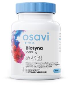 Osavi - Biotín, 2500 mcg (60 rastlinných kapsúl)