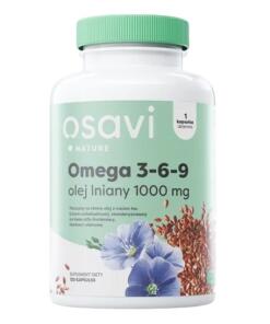 Osavi - OSAVI Omega 3-6-9 Ľanový olej 1000 mg (60 mäkkých kapsúl)