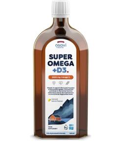 Osavi - OSAVI Super Omega +D3, 2900 mg, príchuť prírodný citrón (500 ml)