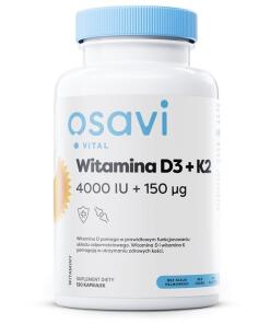 Osavi - OSAVI Vitamín D3 + K2, 4000 IU + 150 mcg (120 kapsúl)