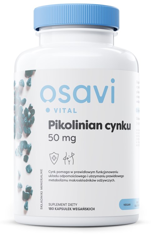 Osavi - Pikolinát zinku, 50 mg (180 kapsúl)