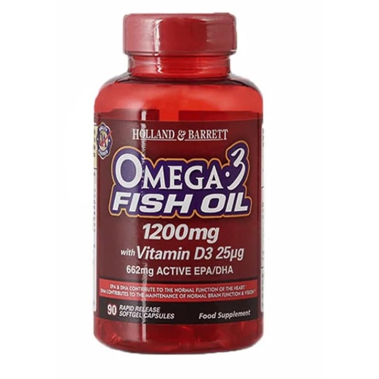 Omega 3 1200 mg s vitamínom D3 - 90 mäkkých kapsúl
