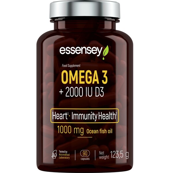Omega 3 + 2000 IU D3 - 90 kapsúl