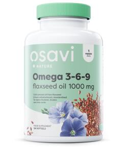 Omega 3-6-9 Ľanový olej, 1000mg - 120 mäkkých kapsúl