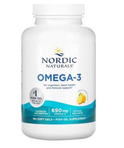 Omega-3, 690 mg Citrón (EAN 768990891199) - 180 mäkkých kapsúl
