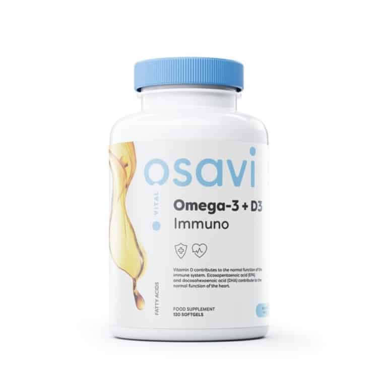 Omega-3 + D3 Imunita, Citrón - 120 mäkkých kapsúl