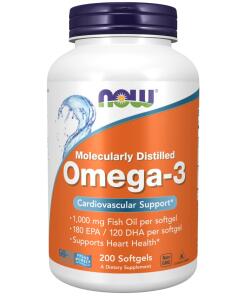 Omega-3 Molekulárne Destilované - 200 mäkkých kapsúl