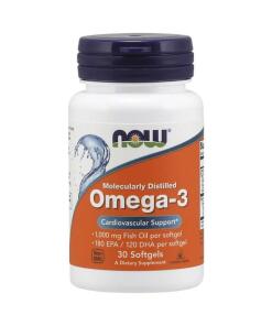 Omega-3 molekulárne destilované - 30 mäkkých kapsúl