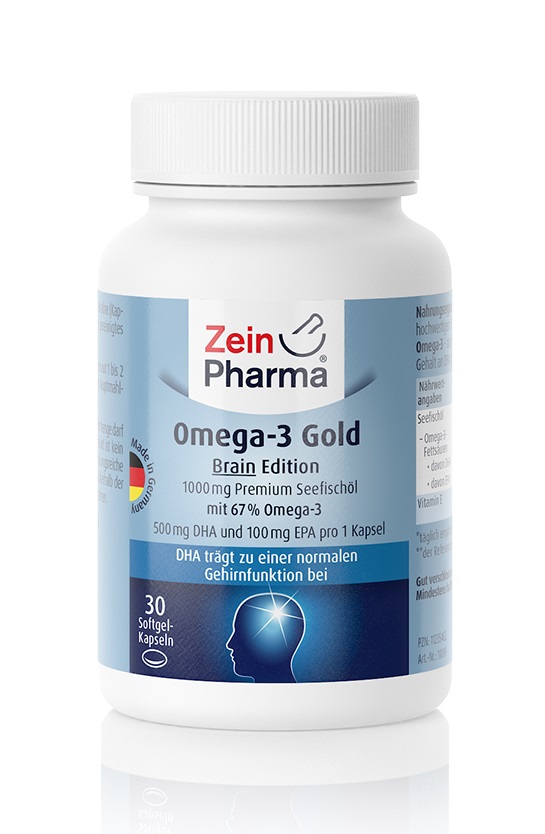 Omega-3 Gold - Verzia pre mozog, 1000 mg - 30 kapsúl