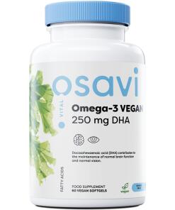 Omega-3 Vegan, 250 mg DHA - 60 vegánskych softgélov