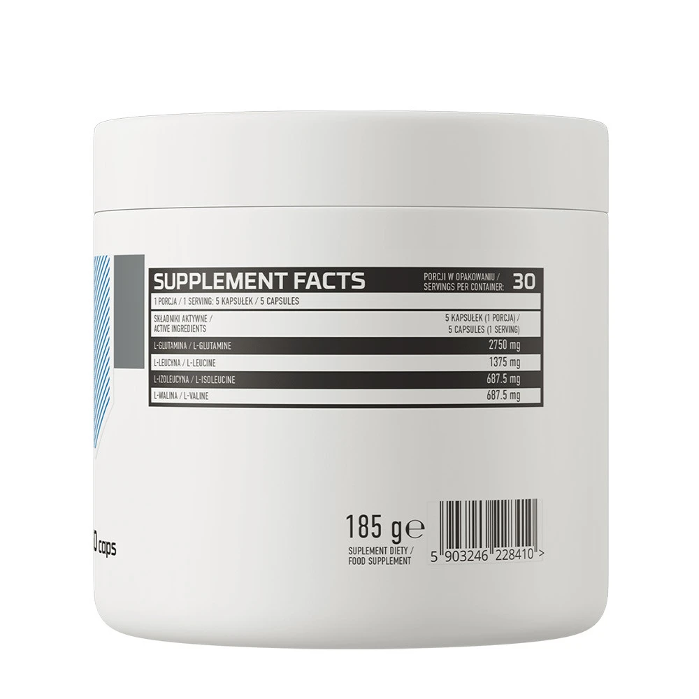 OstroVit - OstroVit BCAA + Glutamín 5500 mg (150 kapsúl) – Obrázok 2