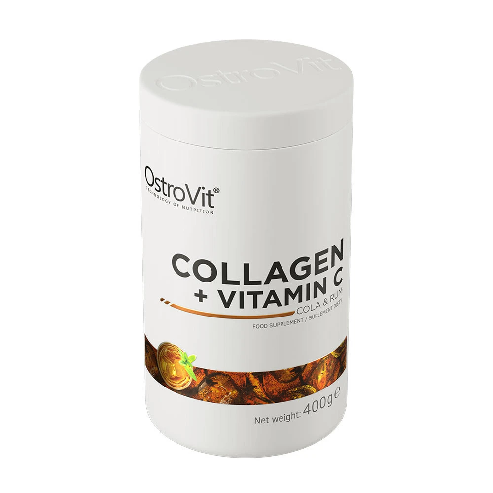 OstroVit - Kolagén + Vitamín C (400 g, Kola & Rum) – Obrázok 5
