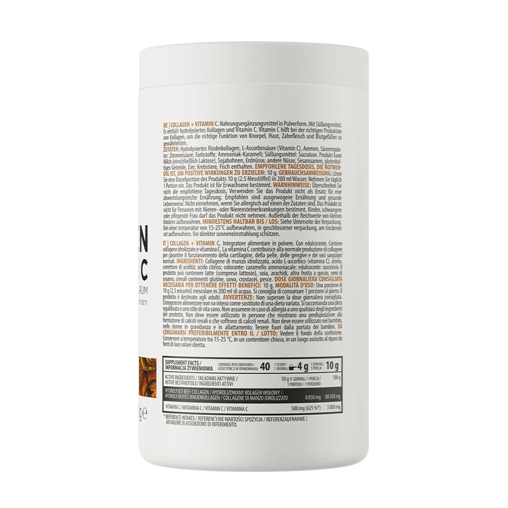 OstroVit - Kolagén + Vitamín C (400 g, Kola & Rum) – Obrázok 6