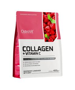 OstroVit - Kolagén s vitamínom C (400 g, malinová limonáda s mätou)