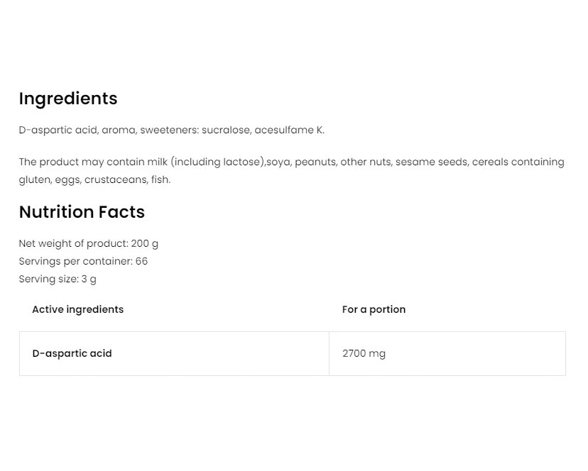 OstroVit - OstroVit DAA prášok (200 g, malina) – Obrázok 4