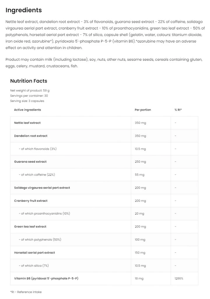 OstroVit - OstroVit Hydro Out Diuretikum (90 tabliet) – Obrázok 4