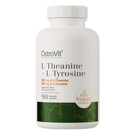 OstroVit - L-Theanín + L-Tyrozín VEGAN (90 kapsúl)