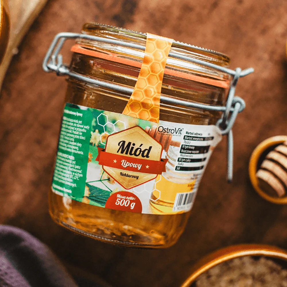 OstroVit - Lipový med OstroVit (500 g) – Obrázok 6