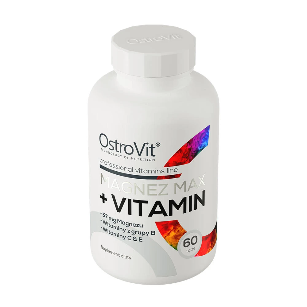 OstroVit - OstroVit Magnez MAX + Vitamín (60 tabliet) – Obrázok 3
