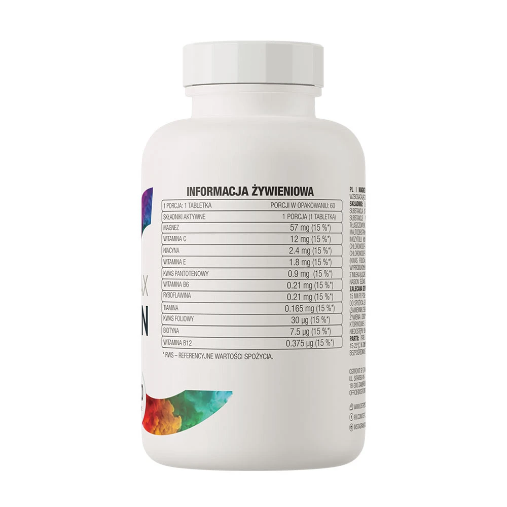 OstroVit - OstroVit Magnez MAX + Vitamín (60 tabliet) – Obrázok 4