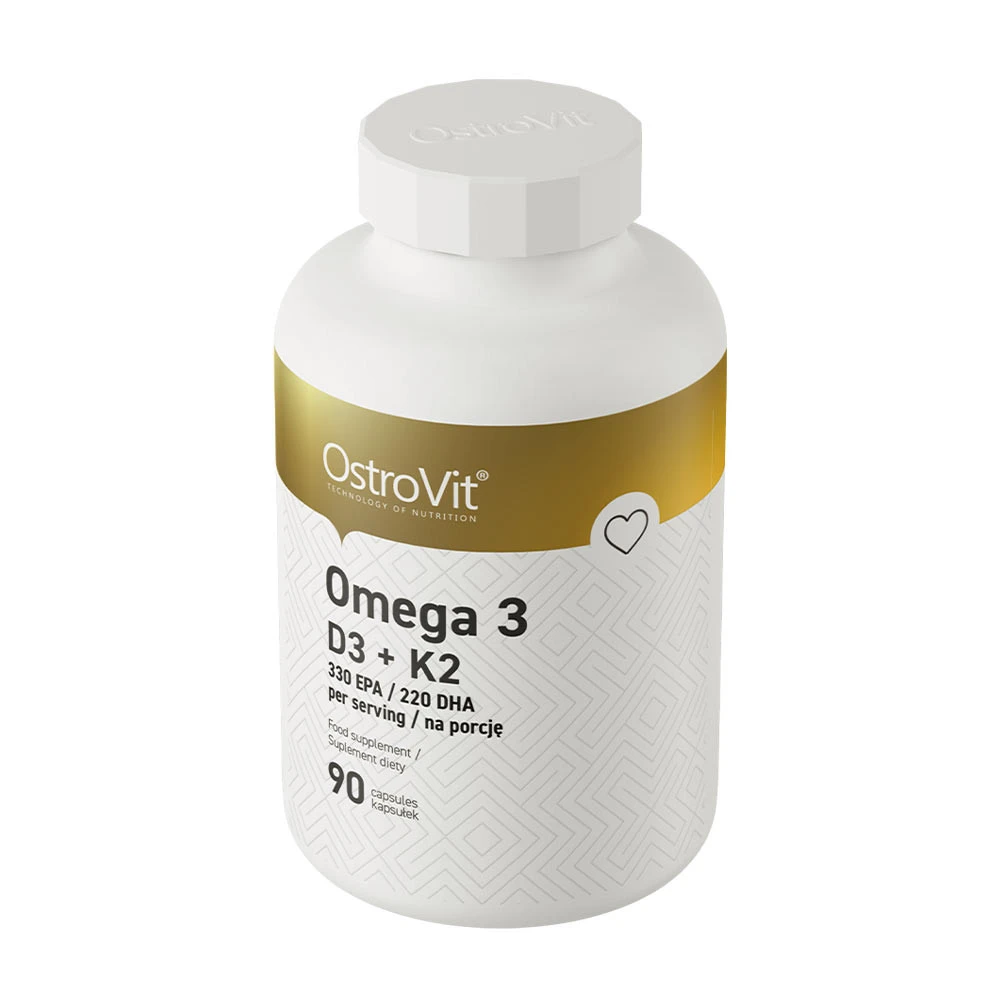 OstroVit - OstroVit Omega 3 D3 + K2 (90 kapsúl) – Obrázok 3