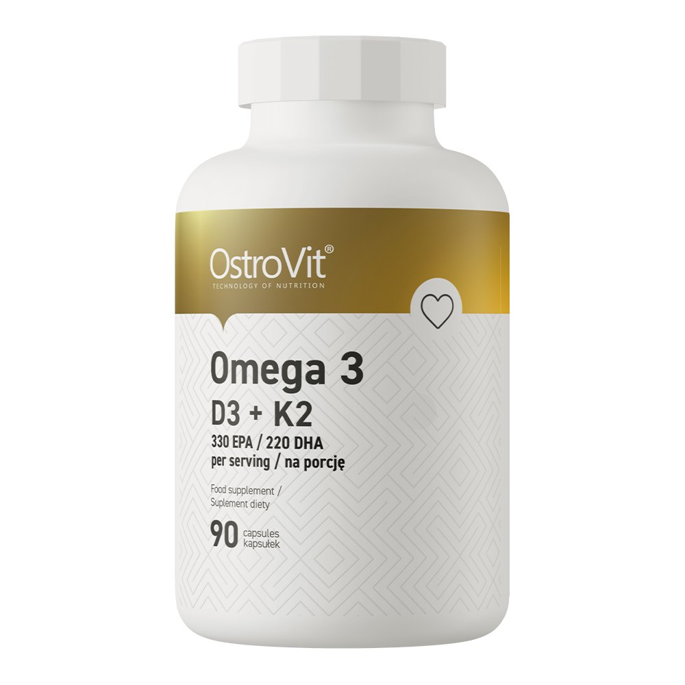 OstroVit - OstroVit Omega 3 D3 + K2 (90 kapsúl)