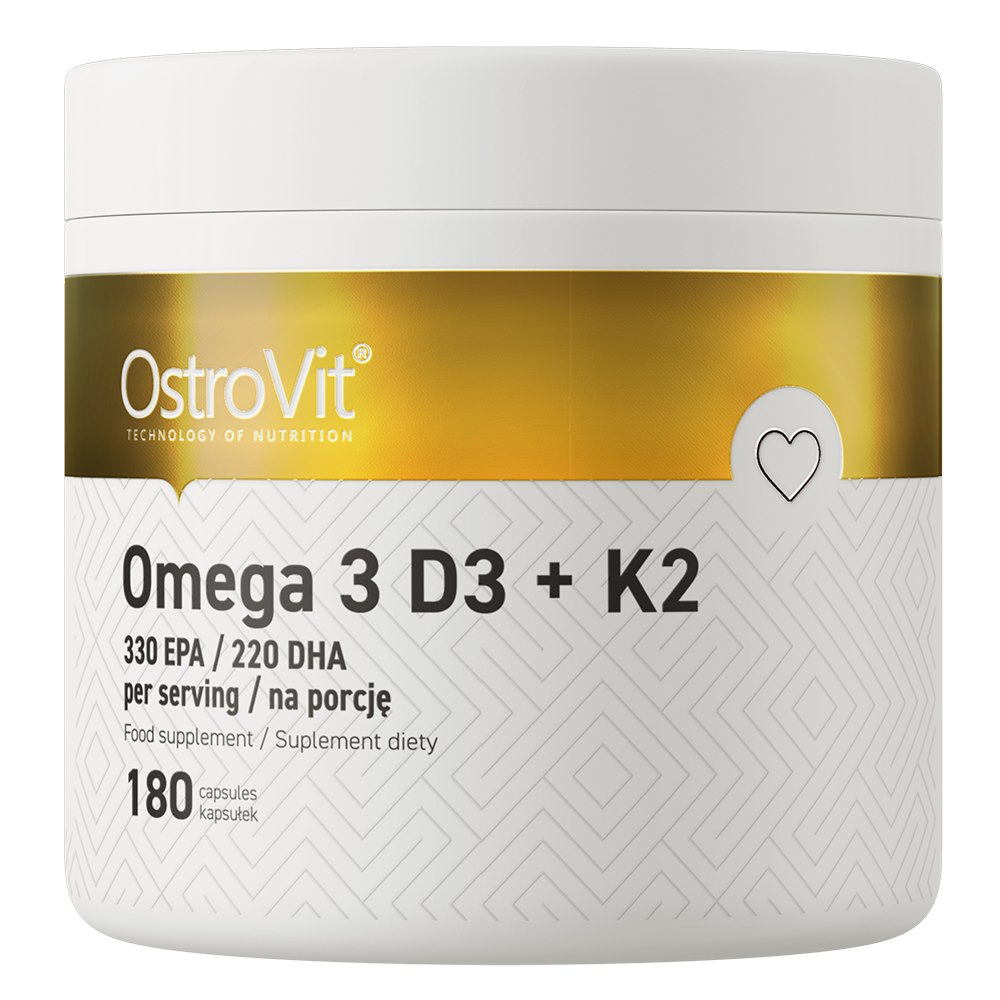 OstroVit - OstroVit Omega 3 D3+K2 (180 kapsúl)