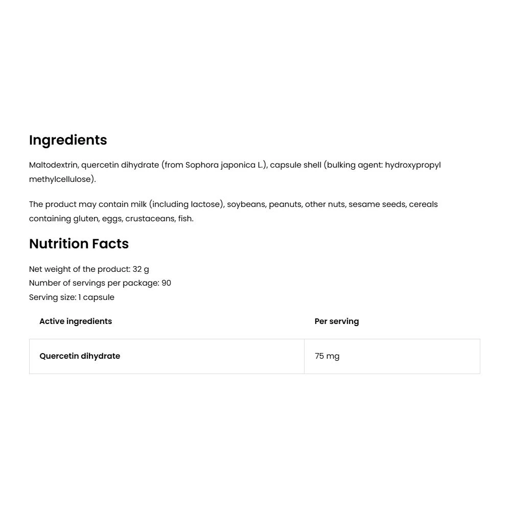 OstroVit - OstroVit Kvercetín VEGE (90 kapsúl) – Obrázok 5