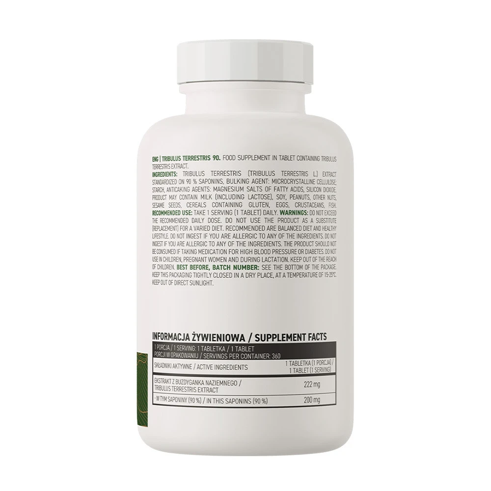 OstroVit - OstroVit Tribulus Terrestris VEGE (360 tabliet) – Obrázok 2