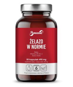 Panaseus - PANASEUS Železo v normálnom rozsahu (50 kapsúl)