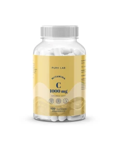 Pure Lab - PURE LAB Vitamín C, 1000 mg (130 kapsúl)