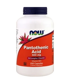 Pantoténová kyselina, 500 mg - 250 kapsúl