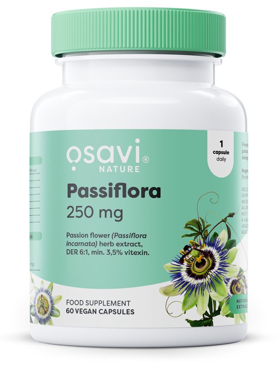 Passiflora - 250 mg - 60 vegánskych kapsúl