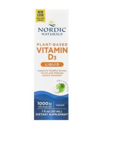 Rastlinný vitamín D3 kvapalina, 1000 IU Jablko - 30 ml