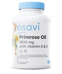 Olej z prvosienky s vitamínom A & E - 1800 mg - 180 mäkkých kapsúl