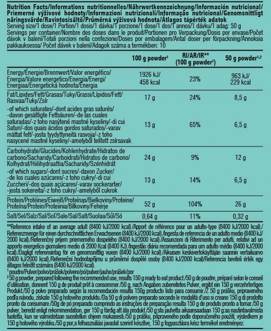 Proteínová zmrzlina, čokoláda - 500g – Obrázok 2