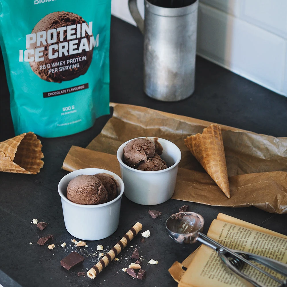 Proteínová zmrzlina, čokoláda - 500g – Obrázok 3