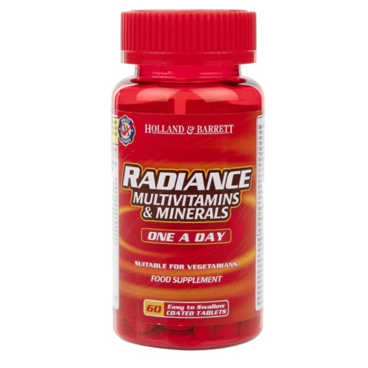 Radiance Multivitamíny a minerály - jeden denne, 60 tabliet (EAN 5017174023105)