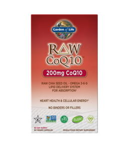 Rå CoQ10, 200 mg - 60 vegánskych kapsúl