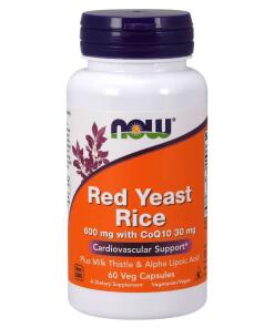 Červená ryža s CoQ10, 600 mg - 60 vegánskych kapsúl