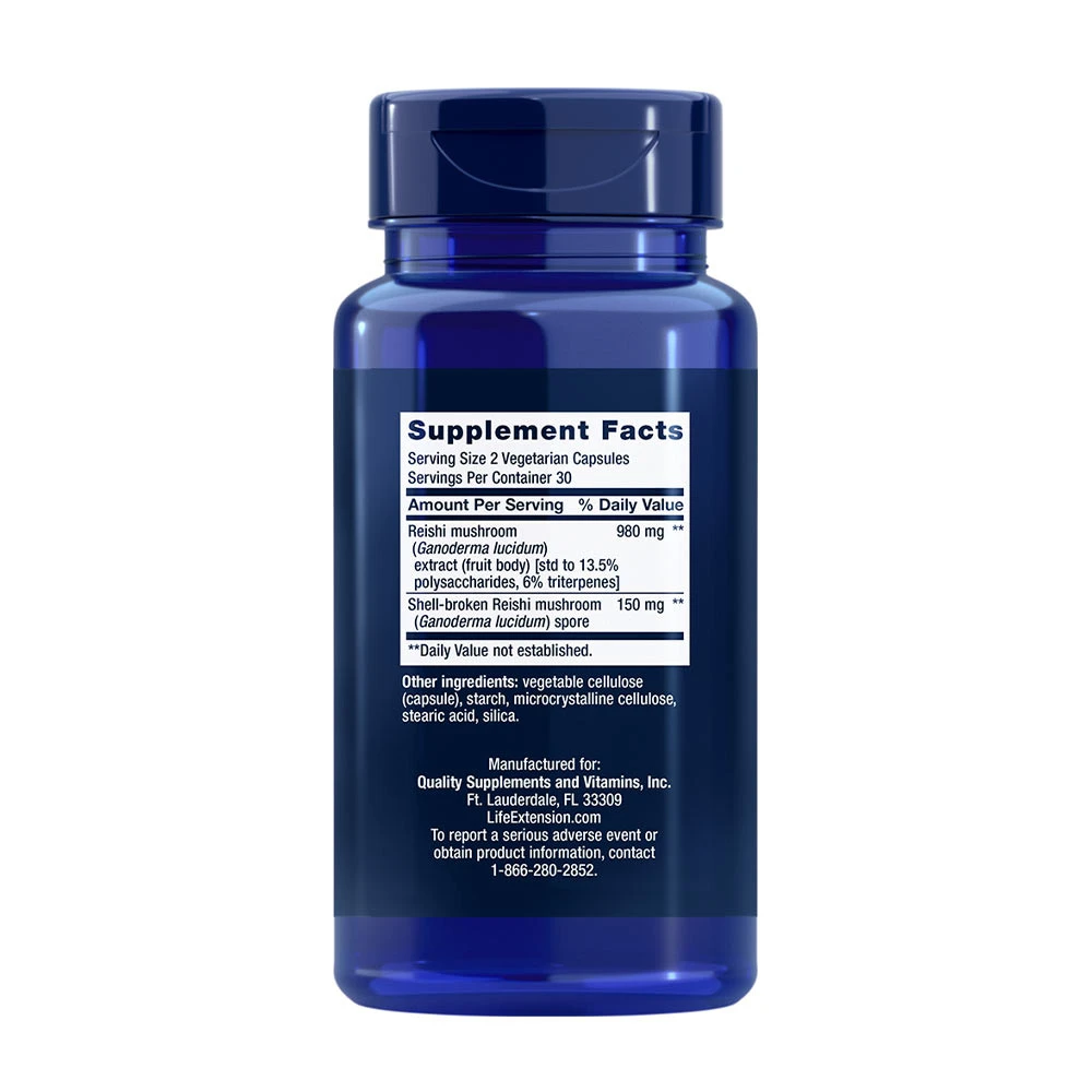 Reishi extrakt z hubového komplexu - 60 vcaps – Obrázok 3