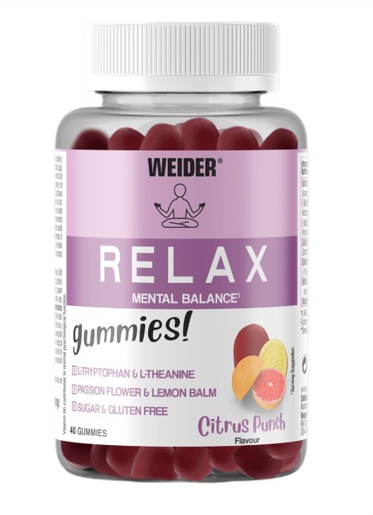 Weider - Relax, Citrus Punch - 40 žuvacích gumičiek