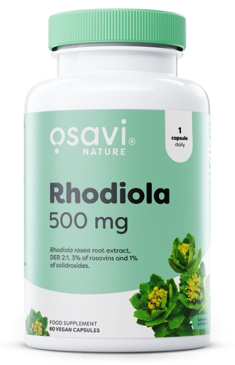 Rhodiola, 500 mg - 60 vegánskych kapsúl
