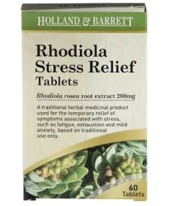 Rhodiola na úľavu od stresu, 200 mg - 60 tabliet