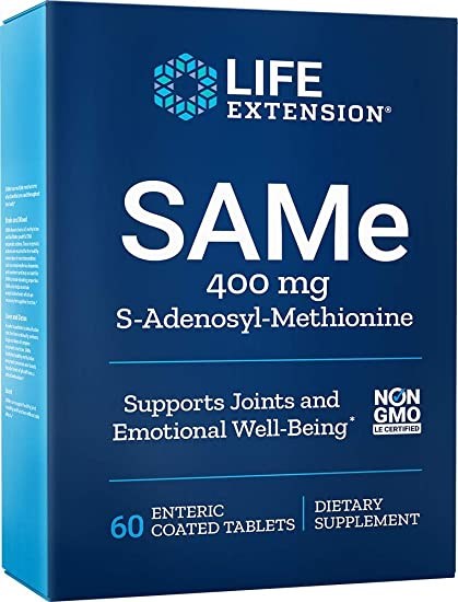 SAMe S-Adenozylmetionín, 400 mg - 60 obalených tabliet