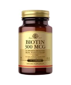 Solgar - Biotín 300 mcg (100 tabliet)