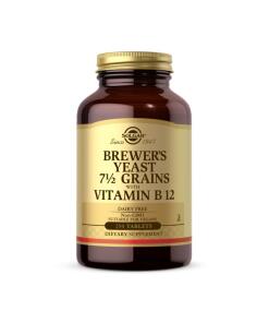 Solgar - SOLGAR Pivovarské kvasnice 7 1/2 zŕn s vitamínom B12 (250 tabliet)