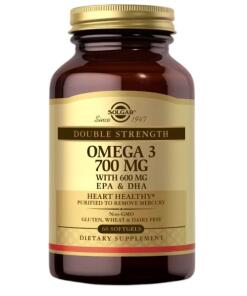 Solgar - SOLGAR Omega-3 dvojnásobnej sily (60 mäkkých kapsúl)
